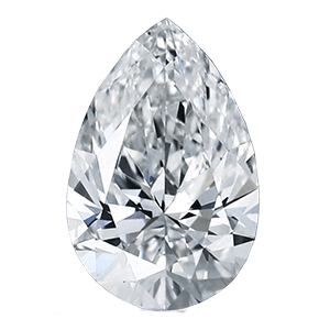 Pear White Diamond